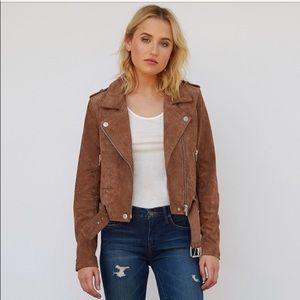 BlankNYC suede Moto jacket size small